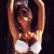 A pixelated image of a person in white lingerie with arms raised against dark background, next to green text reading 'Original Icons .com'.