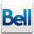 Blue gradient text 'Bell' on white background with gray border, pixelated rendering style