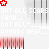 Animated contact sheet of 8 frames showing text-based icon with red and black pixelated text on white background, featuring repeated phrases about scars and pain with animated red bar elements.