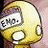 Yellow cartoon character with white eyes and a speech bubble reading 'END.' next to text saying 'Labels Suck' on a light background.