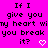Static pixel art with pink background displaying mirrored text and heart symbols.