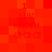 Red pixelated with repeated text elements and symbols in varying shades of red, arranged in a tiled pattern