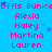 Blue background with repeated pink text names and small blue stars, showing animation of star positions changing across frames.
