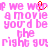 Pixelated pink text on white background with red heart symbol replacing 'O' in 'WOP', repeated across multiple