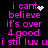Pixelated text in bright pink on black background with animated white heart and star effects, reading 'i cant believe it's over 4 good i still luv ui' in multiple