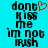 Pixelated text on cyan background with red heart symbol replacing 'o' in 'dont', two identical frames side-by-side.