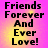 Four identical display black text on a pink-to-yellow gradient background with pixelated appearance