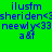 Pixelated blue text on four colored backgrounds with identical content across all quadrants.
