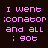 Pixelated text displays 'I went :iconator and all i got' in multiple color variations across a with black background