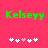 Green text 'Kelsey' on pink background with two of white and pink pixelated hearts, one showing a heart change