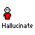 Pixel art character in red shirt with white face and black eyes, performing a sequence of actions including holding small objects, raising arms, and disintegrating into particles.