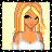 Pixel art contact sheet of a female character in four frames showing full body, upper body, lower body, and text label "Sweet N Single" on light yellow background with black dotted border.