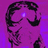 Pixelated character with dark hair and goggles, purple background, 'PAINT BALL' text in white block letters on right.