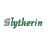 Animated contact sheet of nine frames showing the word 'Slytherin' in green text with varying opacity on a gray background.