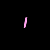 Animated sequence of red heart shapes expanding from small to large above two side-by-side photos of a person with short dark hair, set against black background with pink text reading 'Orlando Bloom'.