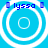 Four identical blue circular icons with white concentric rings and "lyssa" text in blue brackets on a light blue background, arranged in a