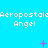 Pixelated text repeats across a bright cyan background with small purple star-like symbols scattered below.