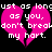 Pixelated pink broken heart with white text on black background, repeated twice in a