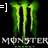 Green dripping 'M' logo with stylized text below on black background, partially obscured by gray overlay.