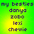Green background with yellow gradient center displaying purple text 'my besties' above four names in sequence.