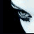 A 5x4 contact sheet of animated frames showing a close-up of a person's eye and cheek in grayscale, with the word 'alone' repeated across each frame.