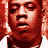 A 48x48 pixel animated contact sheet showing three sampled frames of a celebrity-themed buddy icon with red-toned and dark backgrounds, featuring close-up portraits in a grid layout.