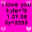 Pixelated pink background with repeated text and heart symbols in black and light pink.