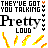 repeated text and flame-like shapes on a white background, with visible animation changes in the yellow-orange elements