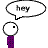 Pixelated stick figures with speech bubbles showing text like 'hey', 'catherine', 'wanna smoke?', and 'no' in a