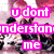 Pixelated image with pink text overlays and a heart-shaped frame containing a character illustration.