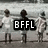 Black-and-white animated image of children in a line with text overlays changing across frames.