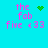 Pixelated text 'the fab five <33' in pink on cyan background with green heart and starburst icons.