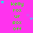 A bright pink background displays repeated green text 'kelly rox ur sox off' with scattered blue and purple stars, some of which shift position across frames.