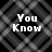 Black-and-white pixelated pattern with white text reading "You Know," "You Like it," and "Like This!!" arranged across the image.