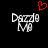 Two side-by-side pixelated text icons with a red heart above the left one, both displaying 'Dazzle' and 'MP' on black background.