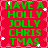 Red background with green text reading 'HAVE A HOLLY JOLLY CHRISTMAS' and white snowflakes, arranged in a of four identical