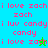 Pixelated text in pink on cyan and green backgrounds with two small animated sprites, one green star-like shape and one blue cross-like shape. The text repeats 'i love zach', 'zach', 'i luv candy', and 'candy' across four quadrants.