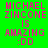 Green background displays 'MICHAEL ZINCONE IS AMAZING :DD' in pink text with blue rectangular overlays shifting across the text
