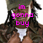 Pixelated image of a person with long dark hair wearing a green cap and white bandana, with pink text overlaid on the face.