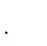 small animated pixel clusters in red, white, blue, purple, and yellow on a gray background, showing motion from single dots to expanding bursts