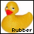 A contact sheet of 12 animated frames showing a yellow rubber duck with red beak and black eyes, arranged in a 4x3 grid on white background.