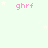 Light green background with repeated pink 'ghrf' text and small white stars, partially obscured by a gray rectangle in the bottom right.