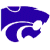 Static pixelated icon of a blue cat-like mascot head with white outlines on a transparent background.