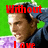 Pixelated image of a person with brown hair and light skin wearing dark clothing, set against green background with red text overlays.