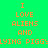 Green background with orange text reading "I LOVE ALIENS AND LYING PIGGYLYING PIGGYLYING PIGGY" across two , alternating blue and green rectangular blocks