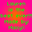 Green pixelated text on a pink-to-orange gradient background reads 'Lauren is the best ever!!!best ever!!! Made by: MacyC:' in two identical vertical