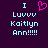 Pixelated text and a heart symbol on dark purple background with light blue and pink elements.
