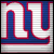 A static pixelated image of a stylized blue and red 'LL' logo on a striped background.