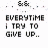 Pixelated text-based animation with shifting colors and symbols across three of repeated phrases