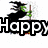 A static digital image with four distinct sections: a witch on a broom, a pumpkin, a skull in a hole, and red lips with text.